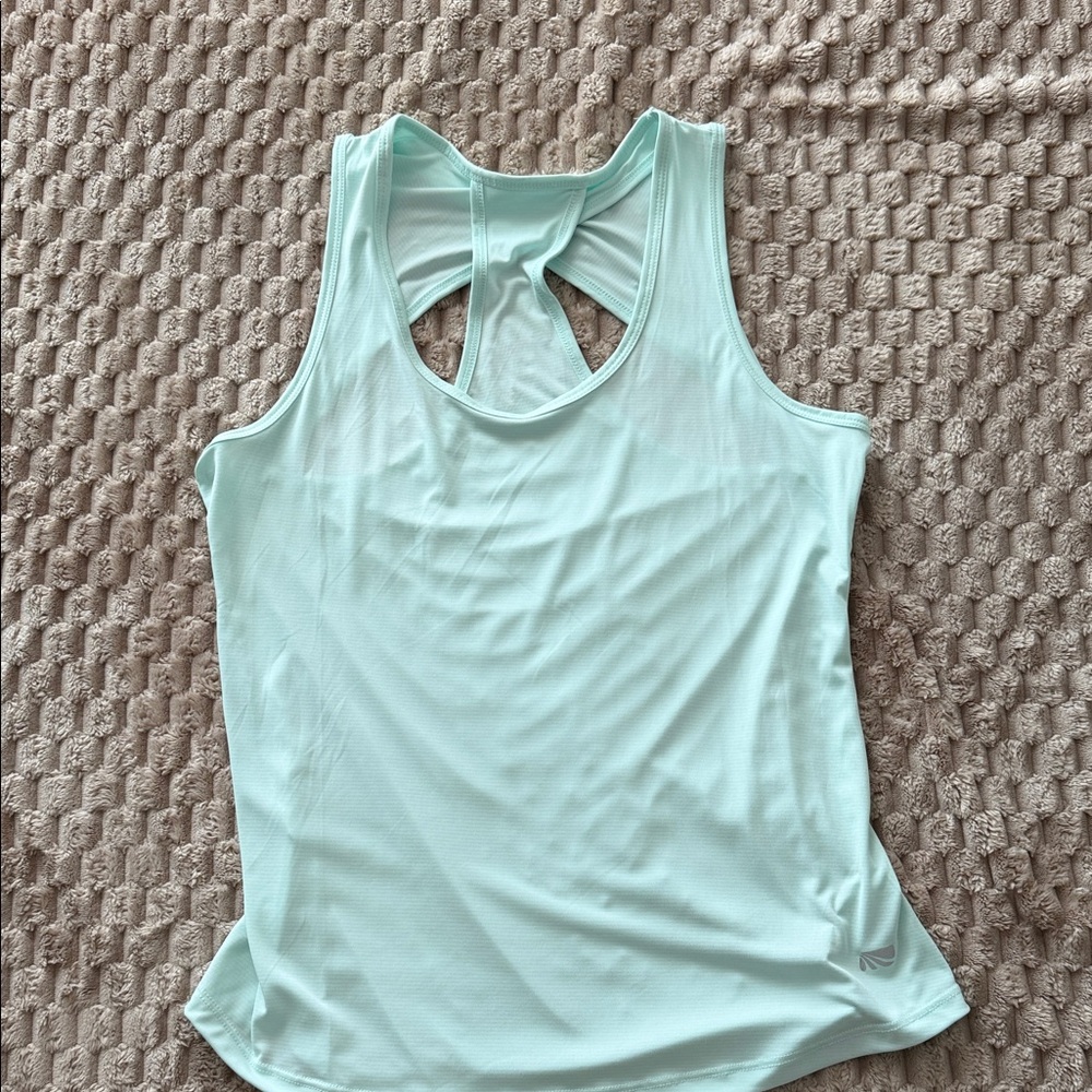 Marika Mint Green Racerback Performance Tank